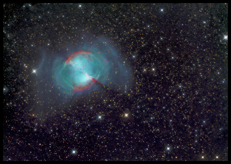 M27 OIII LRGB