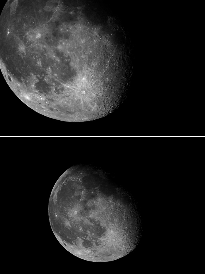 Moon comparison